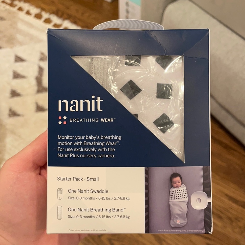 Nanit Swaddle & Breathing Band - NWOT
